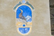 Cadran de l'église de Ristolas : le pays des bouquetins