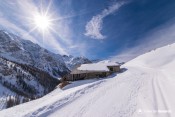 chalet alpage dans montee ste elisabeth piste loups
