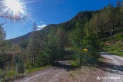 le sentier col furfande croise la route carrossable