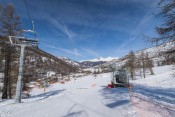 Bas de la station de ski de Molines