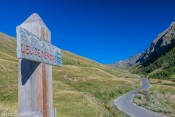panneau depuis route du col agnel