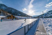 patinoire aiguilles queyras soleil couchant