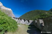 remparts fort queyras cote sommet bucher