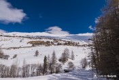 saint veran depuis pont du moulin sous neige