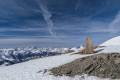 Sommet de la station de Saint-Véran : vue côté massif des Ecrins