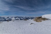 Vue sur les Ecrins depuis le Sommet Grand Serre