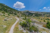 sentier aride du col fromage