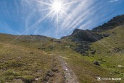 sous le col malaure depuis sentier sous soleil