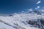 Station de Risoul : vue sur Clos Chardon depuis le haut du Télesiège de Peyrefolle