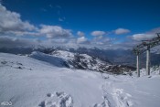 Station de Risoul : vue depuis le haut du Télesiege Platte de la Nonne