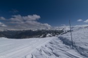 Station de Risoul - vue sur la vallée depuis Homme de Pierre
