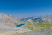 vue sur lac sainte anne depuis col girardin