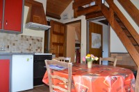 Séjour avec accès soupente