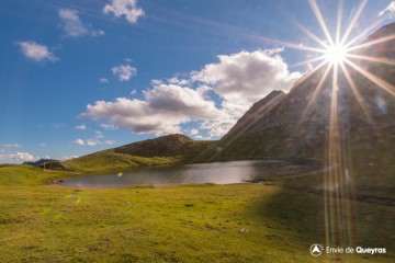 Lac de Souliers (depuis hameau de Souliers)