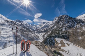 Escapade en raquette à la Médille