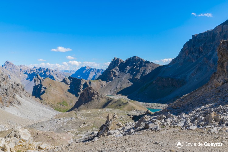 Lac Bleu et Lac Vert (depuis le Col des Houerts)