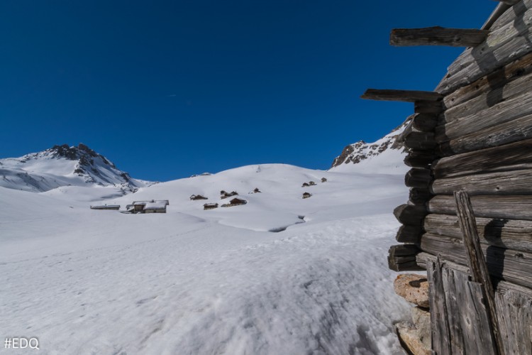 Escapade en raquette aux chalets d'alpage de Clapeyto