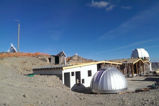 Observatoire de Chateau-Renard : les travaux d'agrandissement avancent !