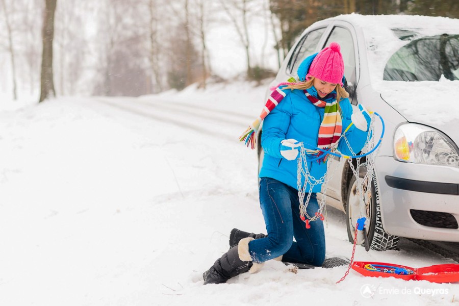 Chaînes à neige : pour certaines voitures, c'est la galère