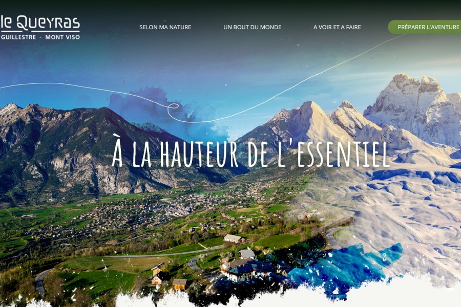 Un nouveau site internet pour l'Office de Tourisme Guillestrois Queyras