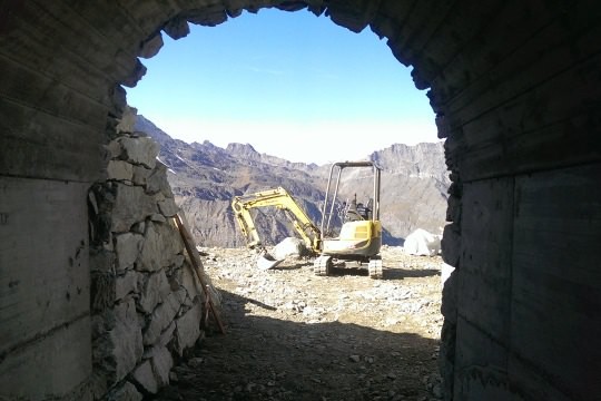 Le tunnel de la traversette se refait une beauté, nous y sommes passés !