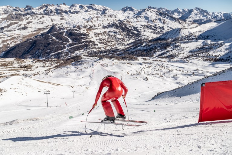 depart piste chabrieres championnat monde ski vitesse 2022