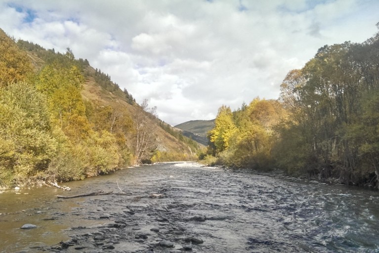 Le Guil entre Abriès et Aiguilles