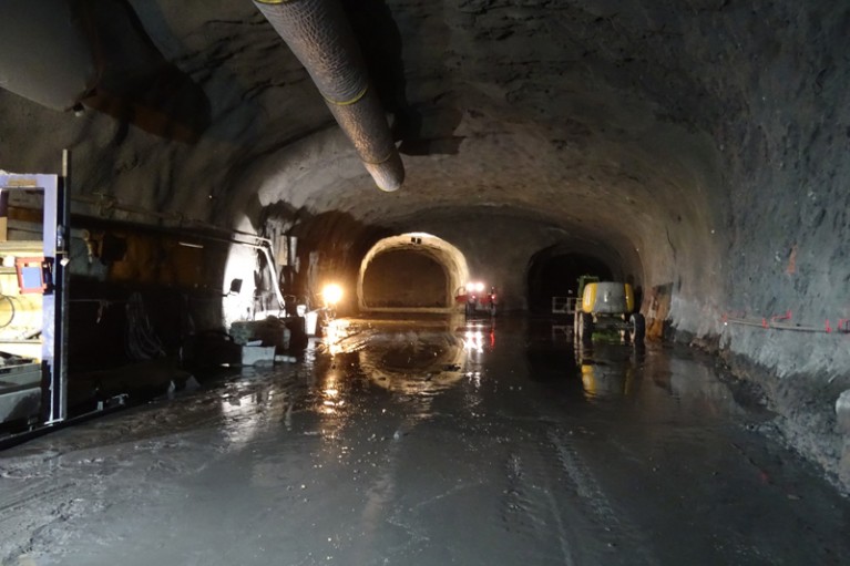 percement nouveau tunnel du chambon 15 07 2016