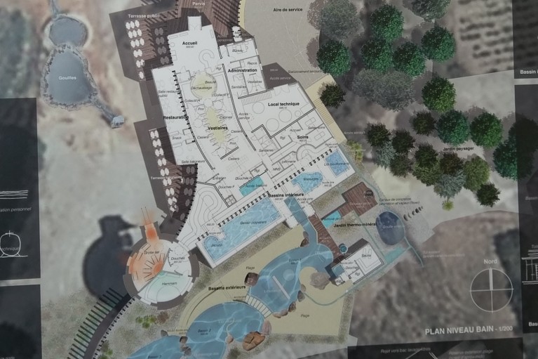 plan projet centre thermomineral detail
