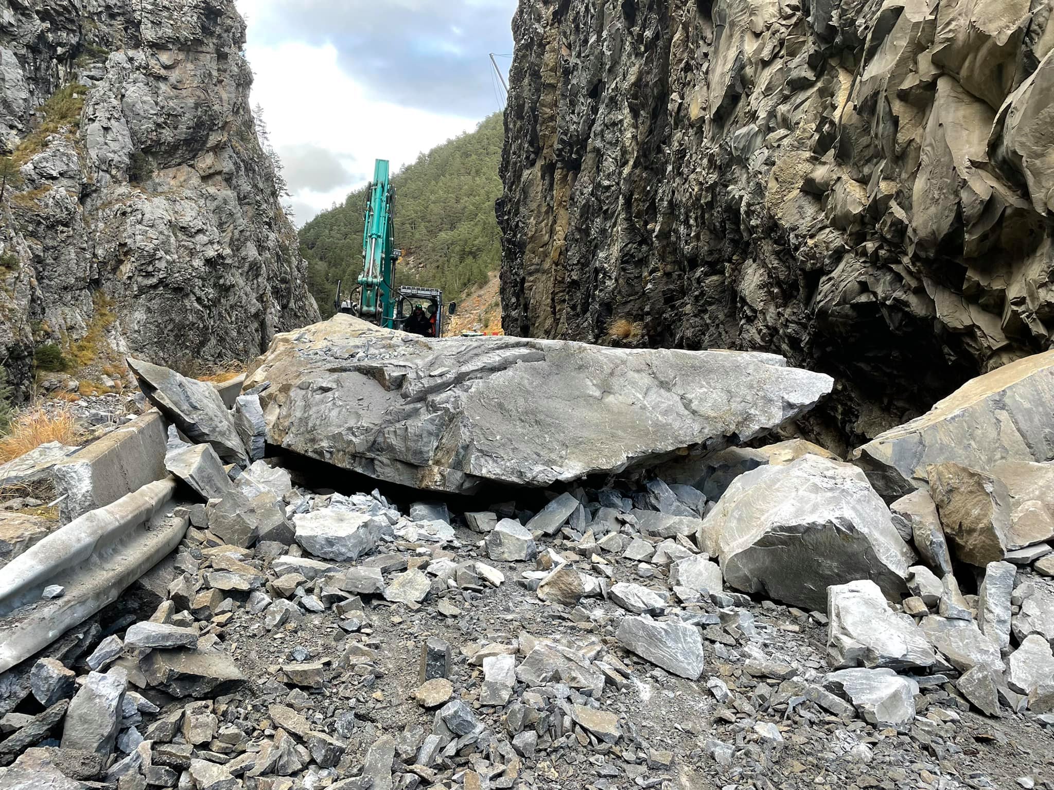 Eboulement Combe du Guil / Les Crèches