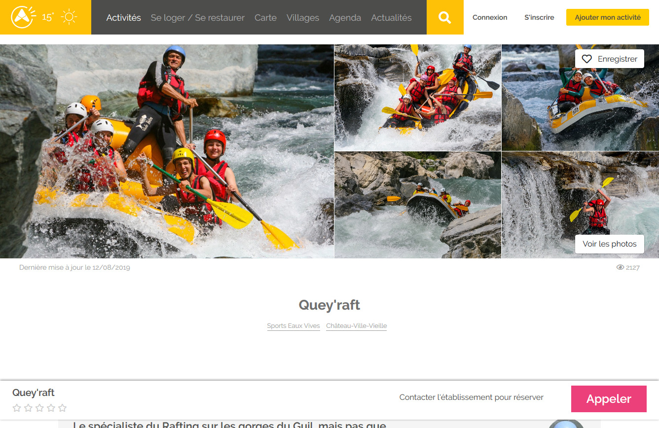 Nouveau design des pages Pros V3