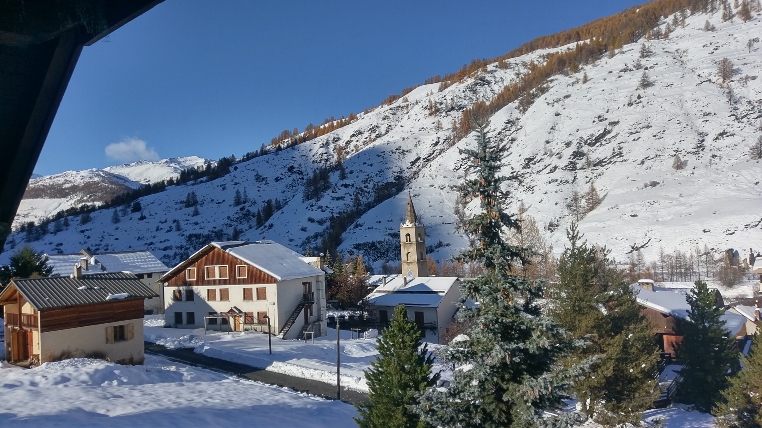 Première chute de neige hiver 2017/2018